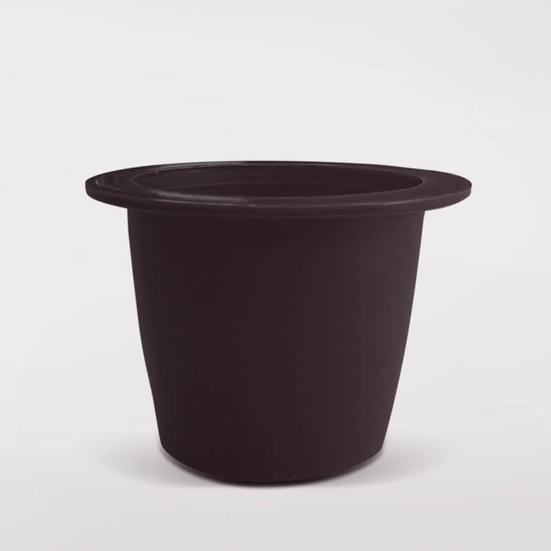 plastic aluminum cup nespresso coffee capsule